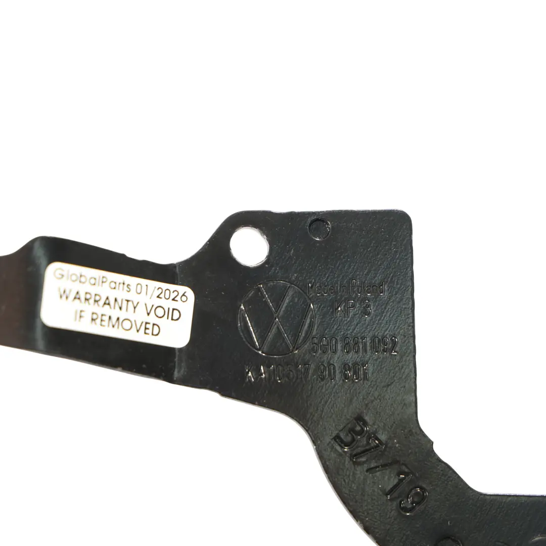 Maniglia Di Regolazione Altezza Sedile Anteriore Destra per VW Golf VII con numero di parte 5G0881092 VW Golf VII Maniglia Di Regolazione Altezza Sedile Anteriore Destra - SKU 5G0881092 - Numero di parte 5G0881092