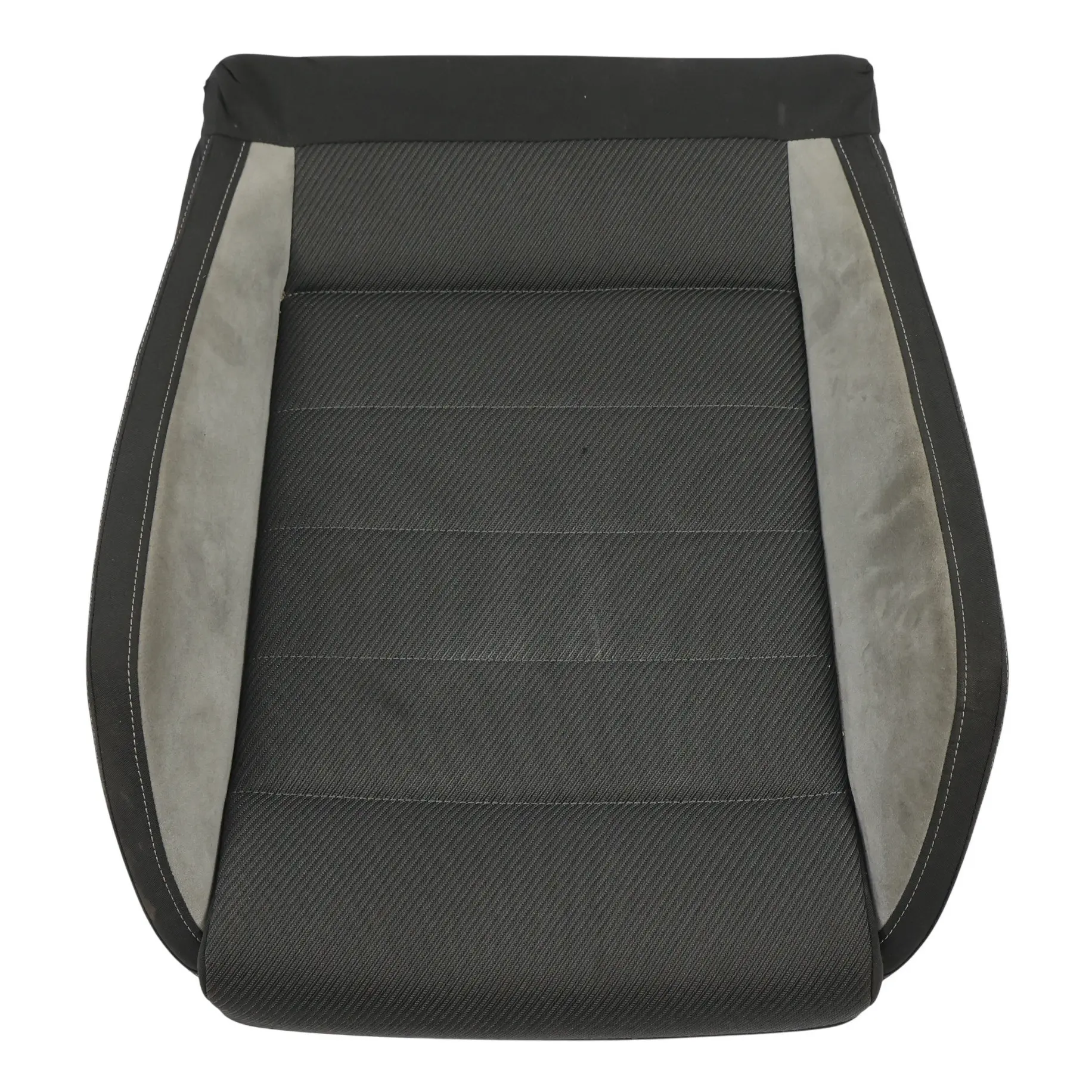Volkswagen Golf Mk7 R Housse De Coussin De Siège Avant En Tissu Noir Titane