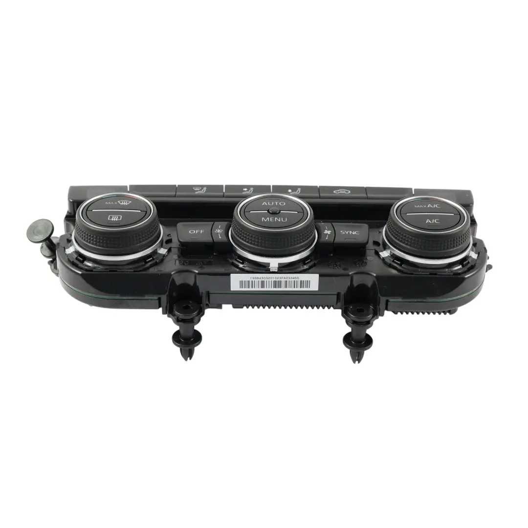 Volkswagen VW T-Roc A11 Panel Przełącznik Ogrzewania Klimy - SKU 5G0907044FS - Numer Części 5G0907044FS