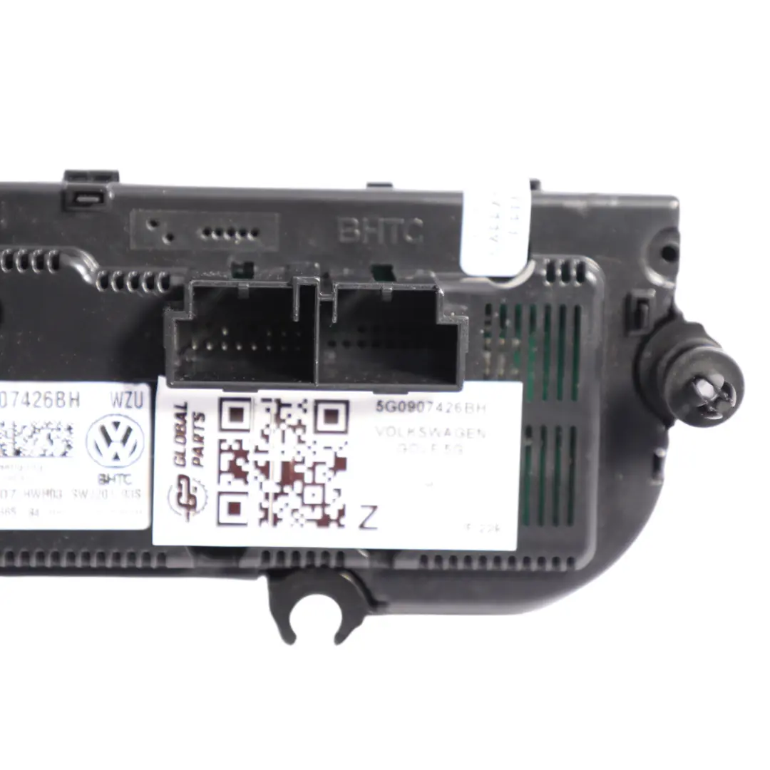 Volskwagen Golf 5G Air Conditioning Display And Control Unit to with Part number 5G0907426BH Volskwagen Golf 5G Air Conditioning Display And Control Unit - SKU 5G0907426BH - Part number 5G0907426BH