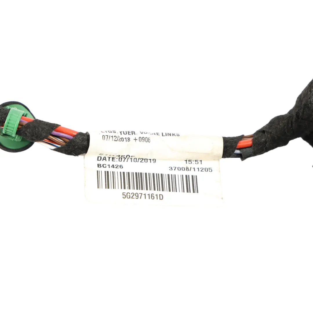 5G Front Door Wiring Loom Passenger Side Left N/S 5G2971162D to Volkswagen Golf with Part number 5G2971161D Volkswagen Golf 5G Front Door Wiring Loom Passenger Side Left N/S 5G2971162D - SKU RHD-5G2971161D - Part number 5G2971161D