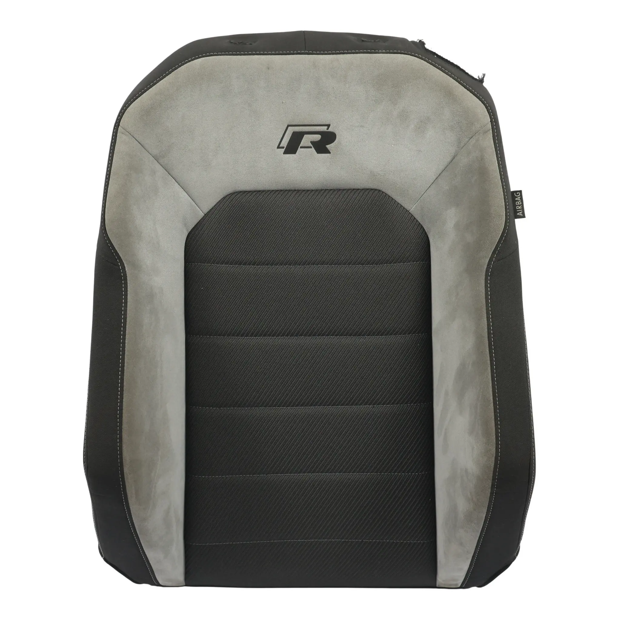 VW Golf Mk7 R Asiento Respaldo Delantero Izquierdo Mitad Alcantara Titanium 