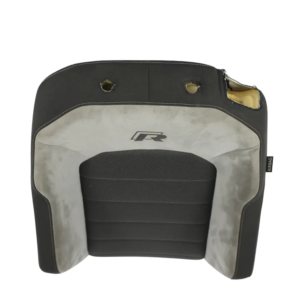 Dossier De Siège Avant Gauche Moitié Alcantara Noir Titane pour Volkswagen Golf Mk7 R à propos du numéro de pièce 5G3881805CJ Volkswagen Golf Mk7 R Dossier De Siège Avant Gauche Moitié Alcantara Noir Titane - SKU 5G3881805CJ - Numéro de pièce 5G3881805CJ