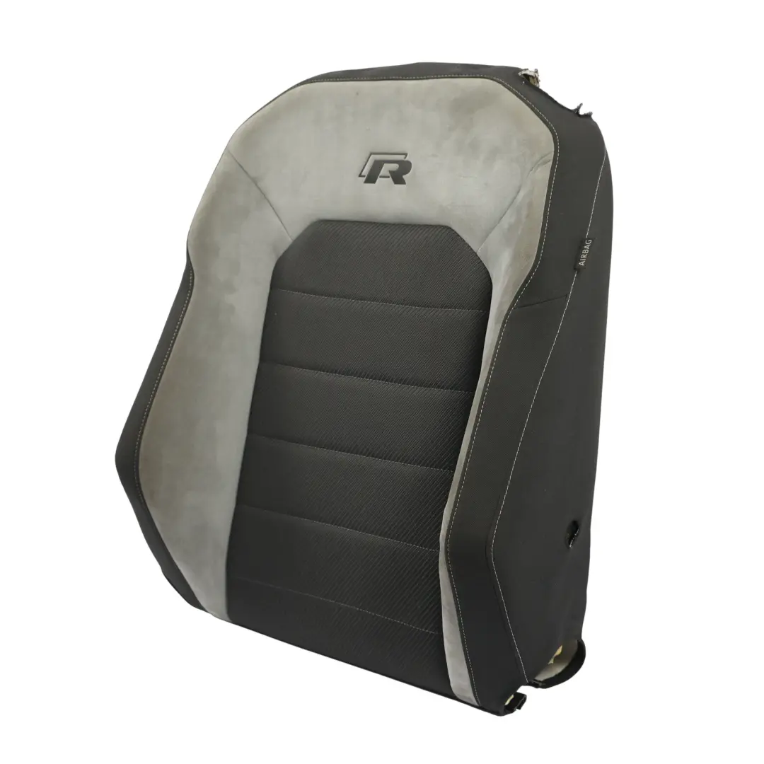 Asiento Respaldo Delantero Izquierdo Mitad Alcantara Titanium para VW Golf Mk7 R con número de pieza 5G3881805CJ VW Golf Mk7 R Asiento Respaldo Delantero Izquierdo Mitad Alcantara Titanium - SKU 5G3881805CJ - Número de pieza 5G3881805CJ