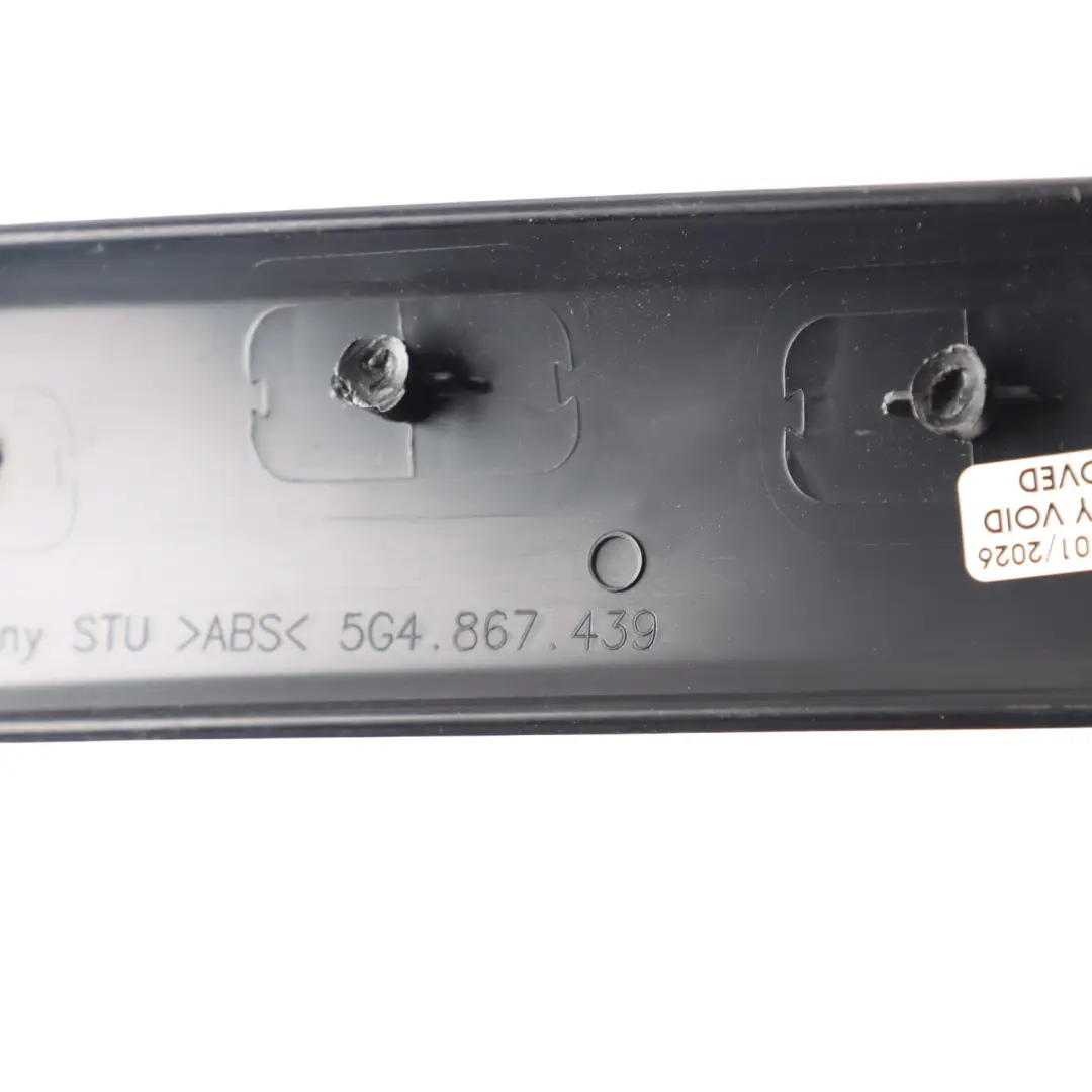 VW Volkswagen Golf Mk7 5G Front Door Panel Trim Platinium Left N/S - SKU 5G4867439 - Part number 5G4867439