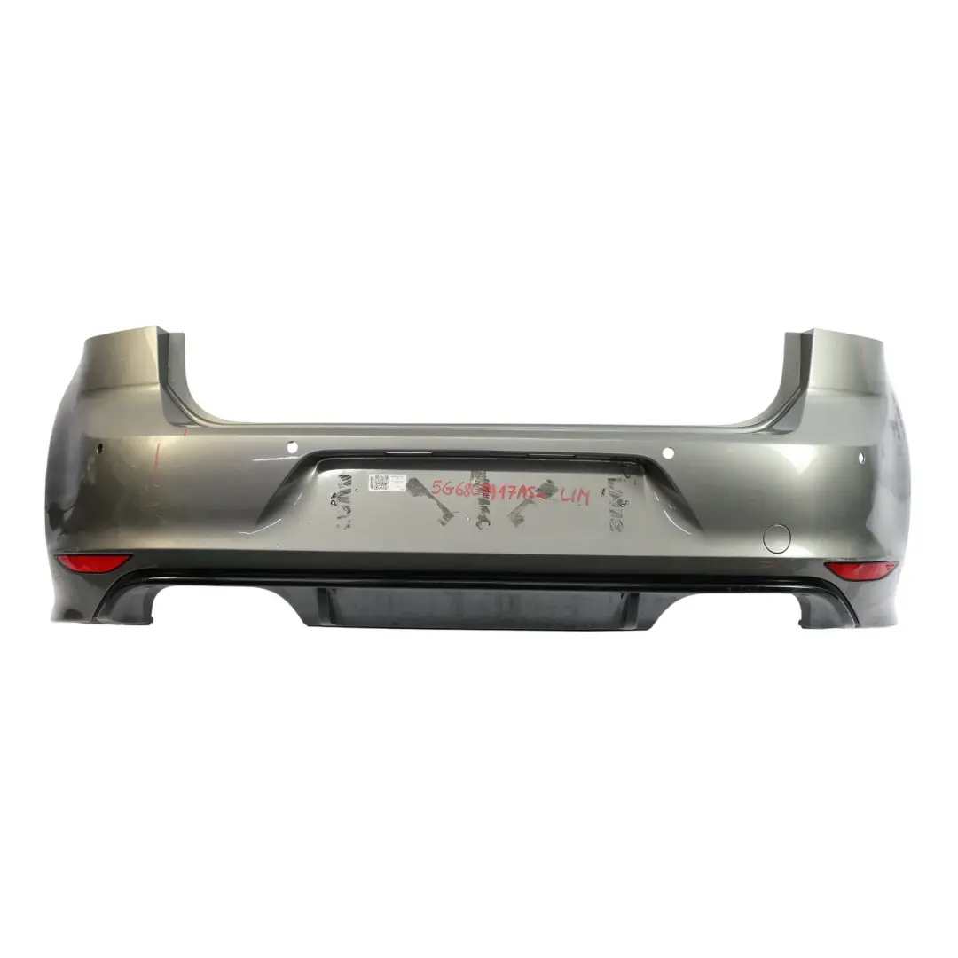 Bumper Rear R-Line Trim Panel Limestone Grey Metallic - A7N to VW Golf Mk7 with Part number 5G6807417AS VW Golf Mk7 Bumper Rear R-Line Trim Panel Limestone Grey Metallic - A7N - SKU 5G6807417AS-LIM - Part number 5G6807417AS