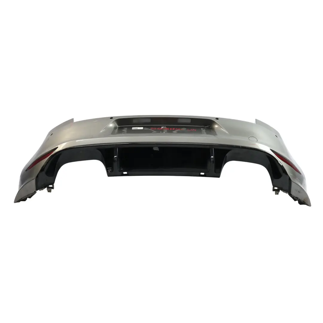 VW Golf Mk7 Bumper Rear R-Line Trim Panel Limestone Grey Metallic - A7N - SKU 5G6807417AS-LIM - Part number 5G6807417AS