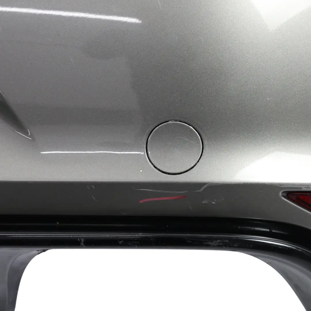 VW Golf Mk7 Bumper Rear R-Line Trim Panel Limestone Grey Metallic - A7N - SKU 5G6807417AS-LIM - Part number 5G6807417AS