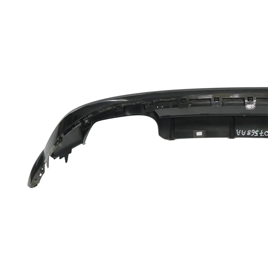 Bumper Lower Spoiler Diffuser Cover Trim Panel to VW Golf Mk7 R Rear with Part number 5G6807568AA VW Golf Mk7 R Rear Bumper Lower Spoiler Diffuser Cover Trim Panel - SKU 5G6807568AA - Part number 5G6807568AA
