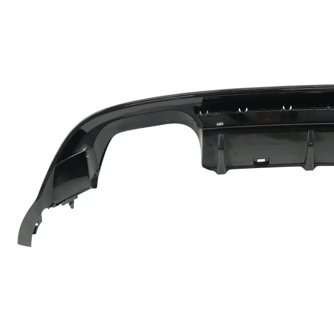 Bumper Lower Spoiler Diffuser Cover Trim Panel to VW Golf Mk7 R Rear with Part number 5G6807568AA VW Golf Mk7 R Rear Bumper Lower Spoiler Diffuser Cover Trim Panel - SKU 5G6807568AA - Part number 5G6807568AA