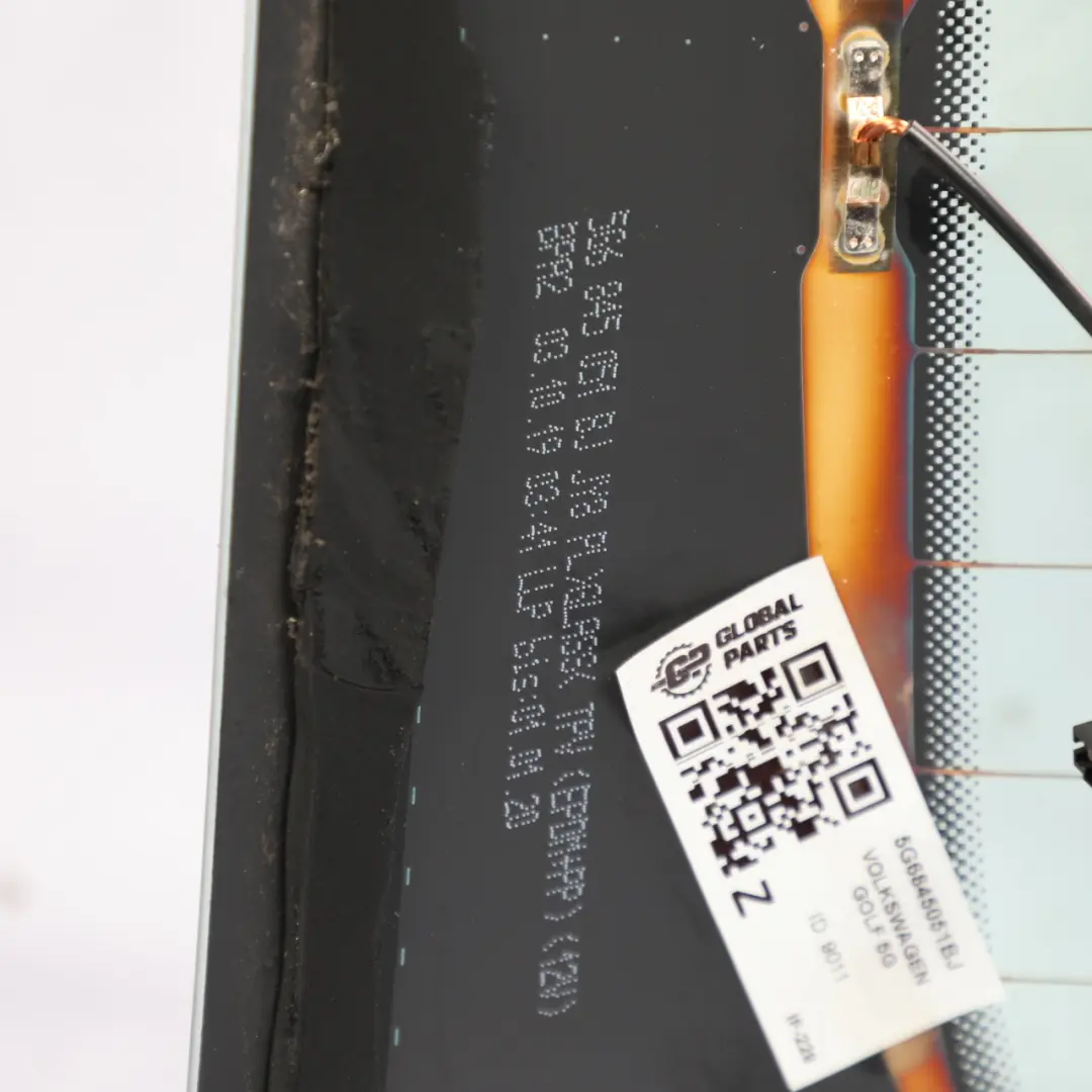 Window Boot Lid Tailgate Glass Glazing AS2 to Volkswagen Golf Mk7 Rear with Part number 5G6845051BJ Volkswagen Golf Mk7 Rear Window Boot Lid Tailgate Glass Glazing AS2 - SKU 5G6845051BJ - Part number 5G6845051BJ