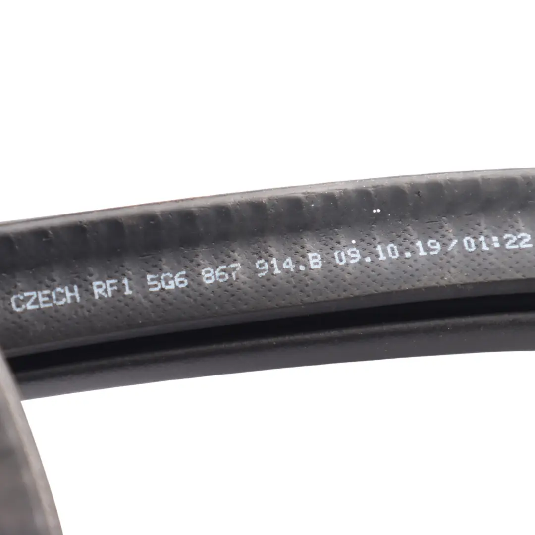 Door Seal Rubber Right O/S Inner Gasket to VW Volkswagen Golf Mk7 Rear with Part number 5G6867914B VW Volkswagen Golf Mk7 Rear Door Seal Rubber Right O/S Inner Gasket - SKU 5G6867914B - Part number 5G6867914B