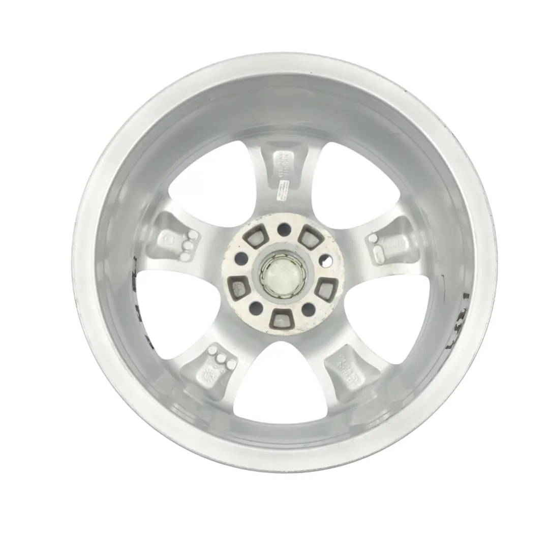 Rim Alloy 15" 6J ET:43 Star Spoke to Skoda Fabia 5J Silver Wheel with Part number 5J0601025A Skoda Fabia 5J Silver Wheel Rim Alloy 15" 6J ET:43 Star Spoke - SKU 5J0601025A-4 - Part number 5J0601025A