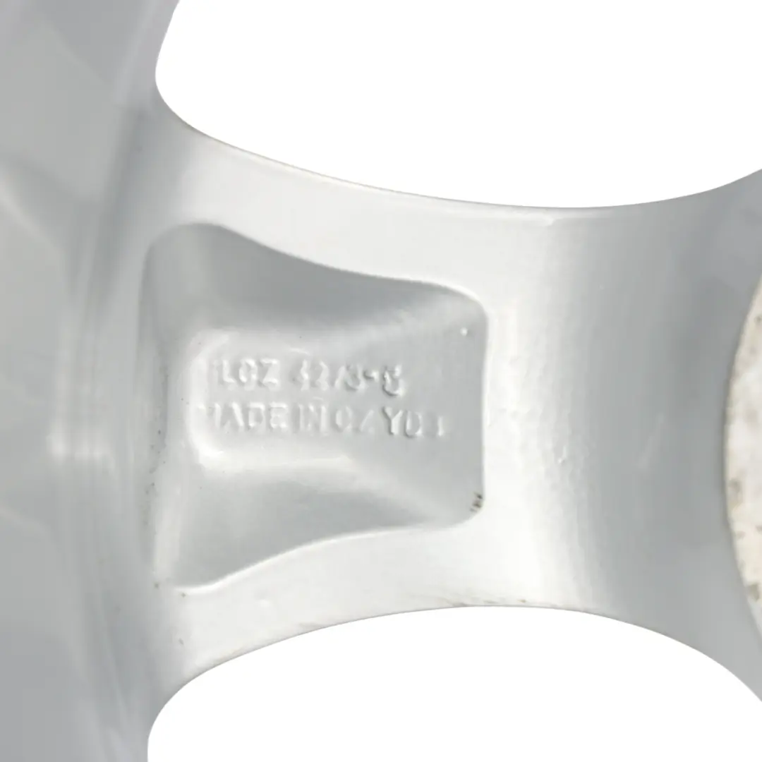 Skoda Fabia 5J Silver Wheel Rim Alloy 15" 6J ET:43 Star Spoke - SKU 5J0601025A-4 - Part number 5J0601025A