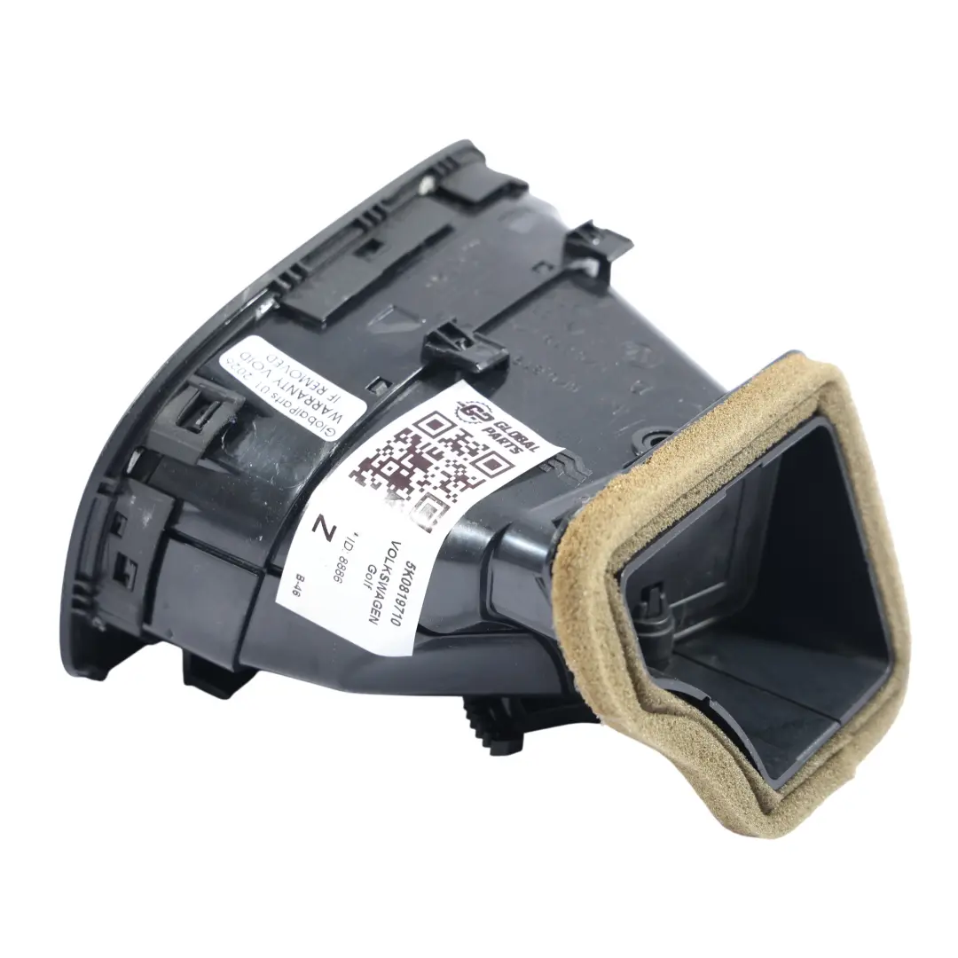 Volkswagen Golf Mk6 Front Air Vent Dashboard Dash Nozzle Right O/S - SKU 5K0819710 - Part number 5K0819710