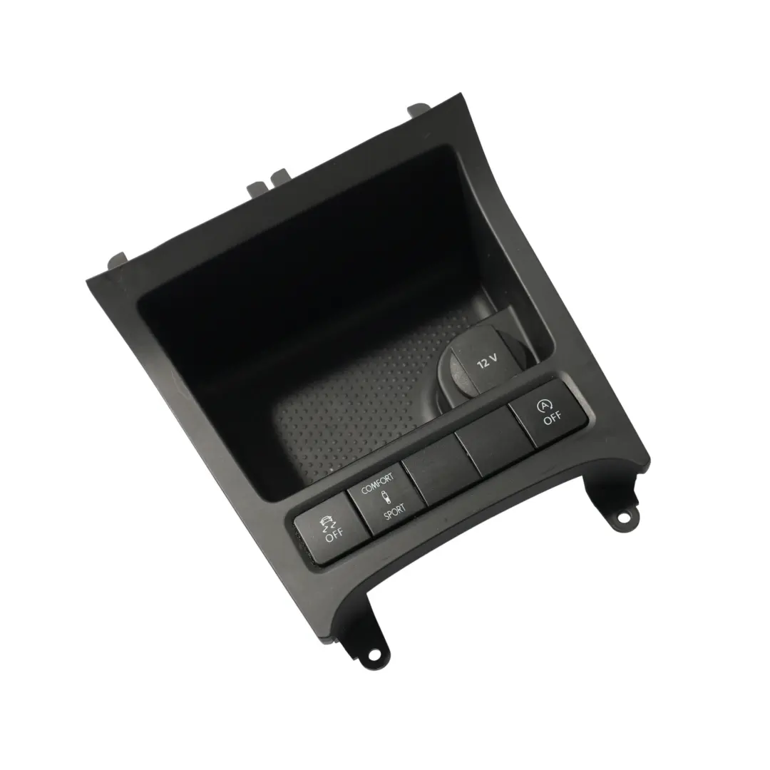 VW Scirocco Mk3 Centre Console Tray Storage 12V Socket Switch Panel - SKU 5K0857925A-3 - Part number 5K0857925A