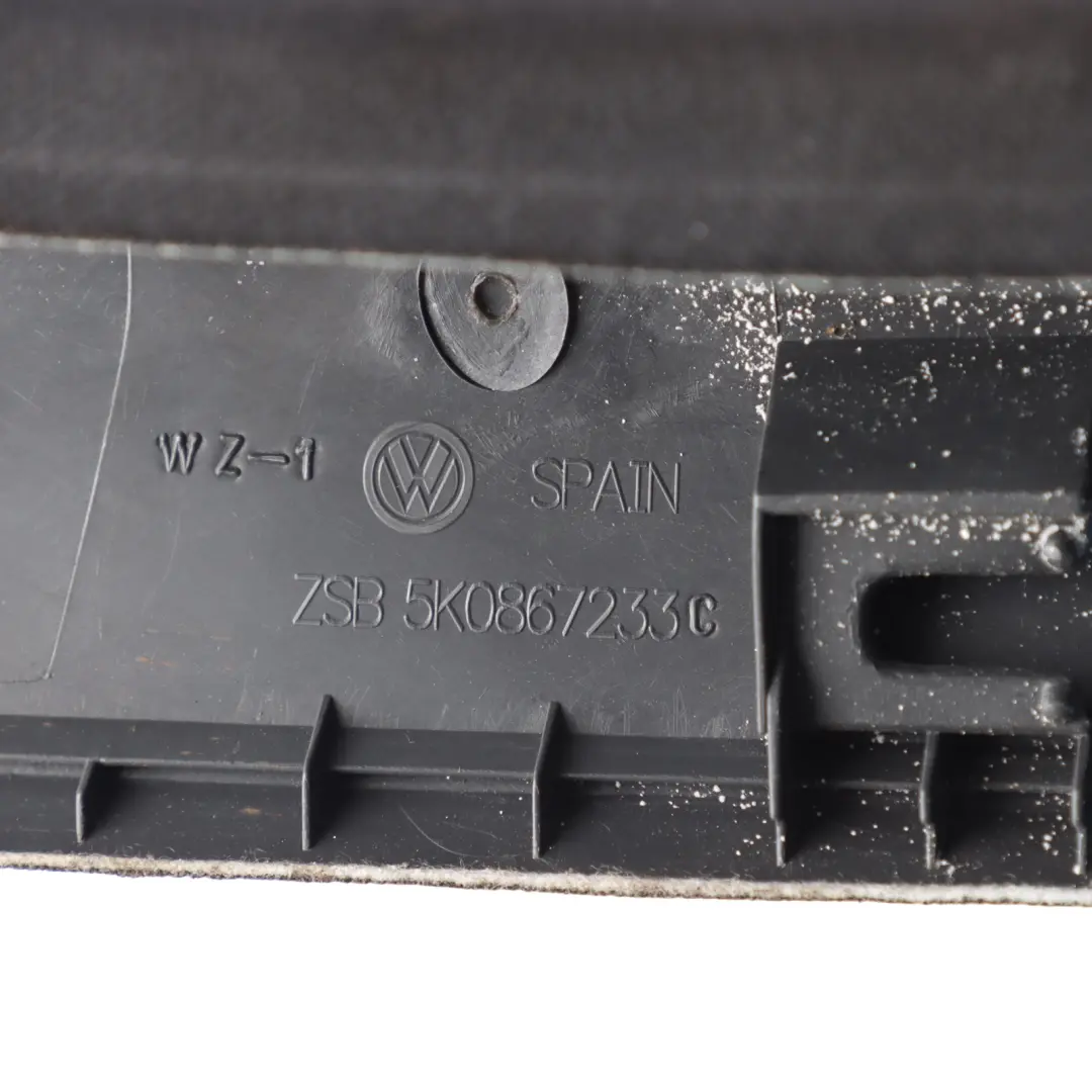 Volkswagen Golf GTI Mk6 A-Pillar Cover Trim Panel Strip Left N/S - SKU 5K0867233C - Part number 5K0867233C