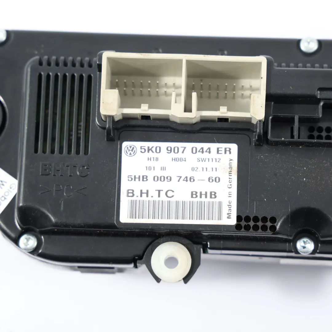VW Golf Mk6 Scirocco Mk3 Panel Aria Condizionata Interruttore Clima - SKU 5K0907044ER - Numero di parte 5K0907044ER