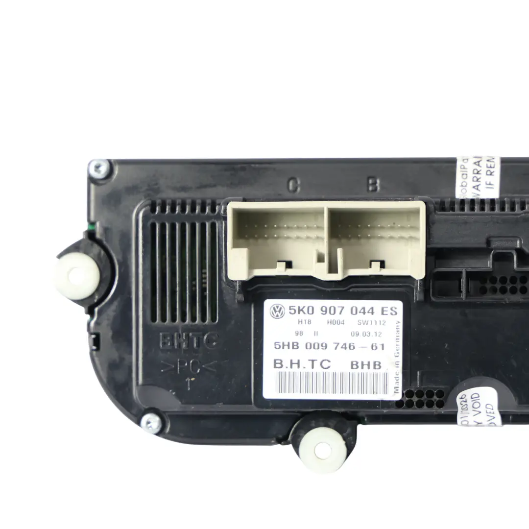 Mk3 A/C Aire Acondicionado Módulo Control Calentador para VW Scirocco con número de pieza 5K0907044ES VW Scirocco Mk3 A/C Aire Acondicionado Módulo Control Calentador - SKU 5K0907044ES - Número de pieza 5K0907044ES