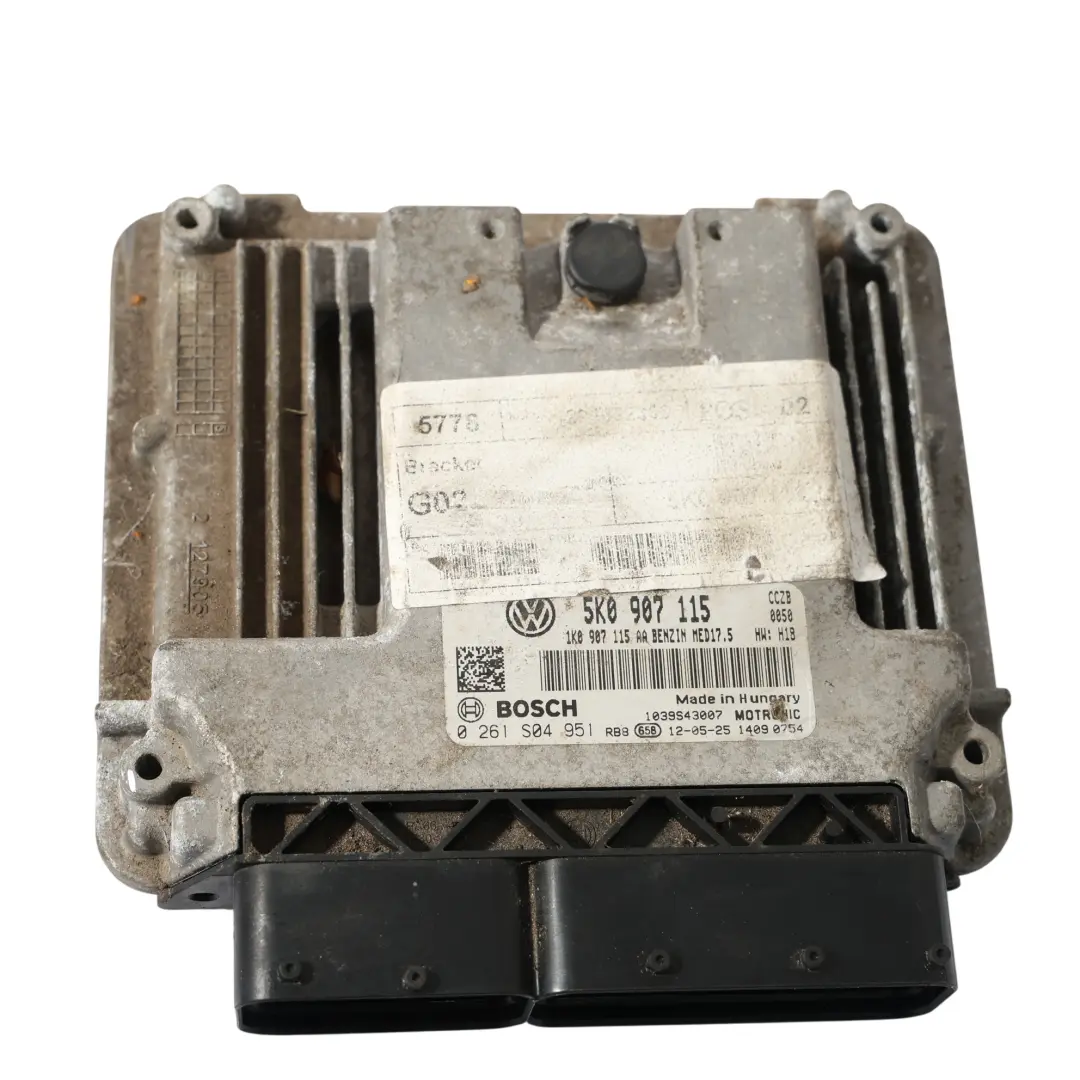 CCZB 211HP Motor Steuer Menuelles für Volkswagen Scirocco III 2.0 TSI mit Teilenummer 5K0907115 Volkswagen Scirocco III 2.0 TSI CCZB 211HP Motor Steuer Menuelles - SKU 5K0907115-1 - Teilenummer 5K0907115