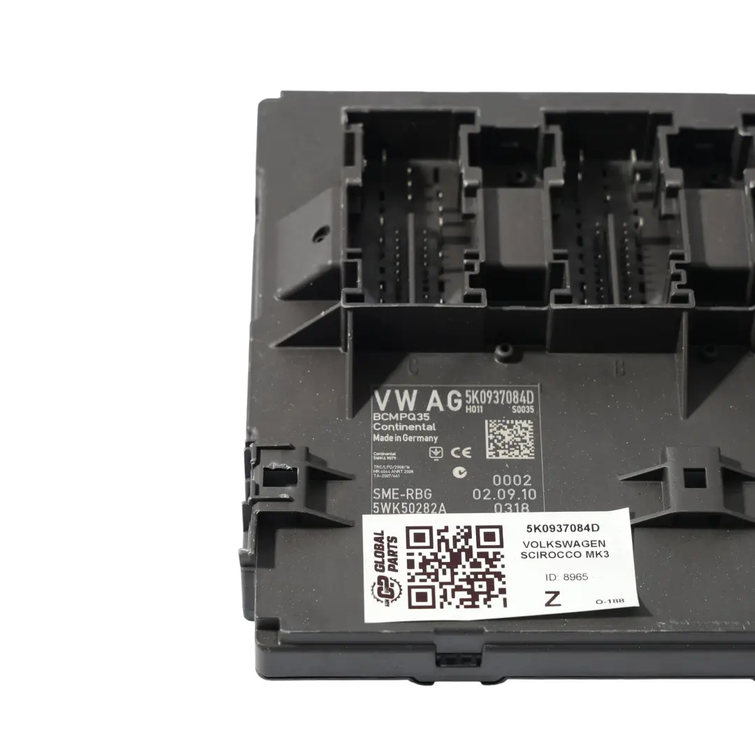 Volkswagen Scirocco Mk3 Comfort BCM Control Module Unit ECU - SKU 5K0937084D - Part number 5K0937084D