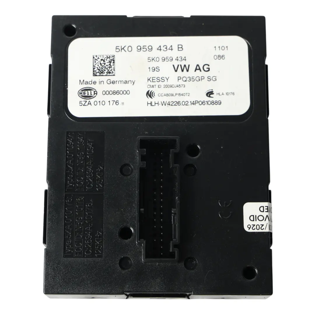 Audi A1 8X Q3 8U Moduł Sterownik Keyless Kessy - SKU 5K0959434B - Numer Części 5K0959434B