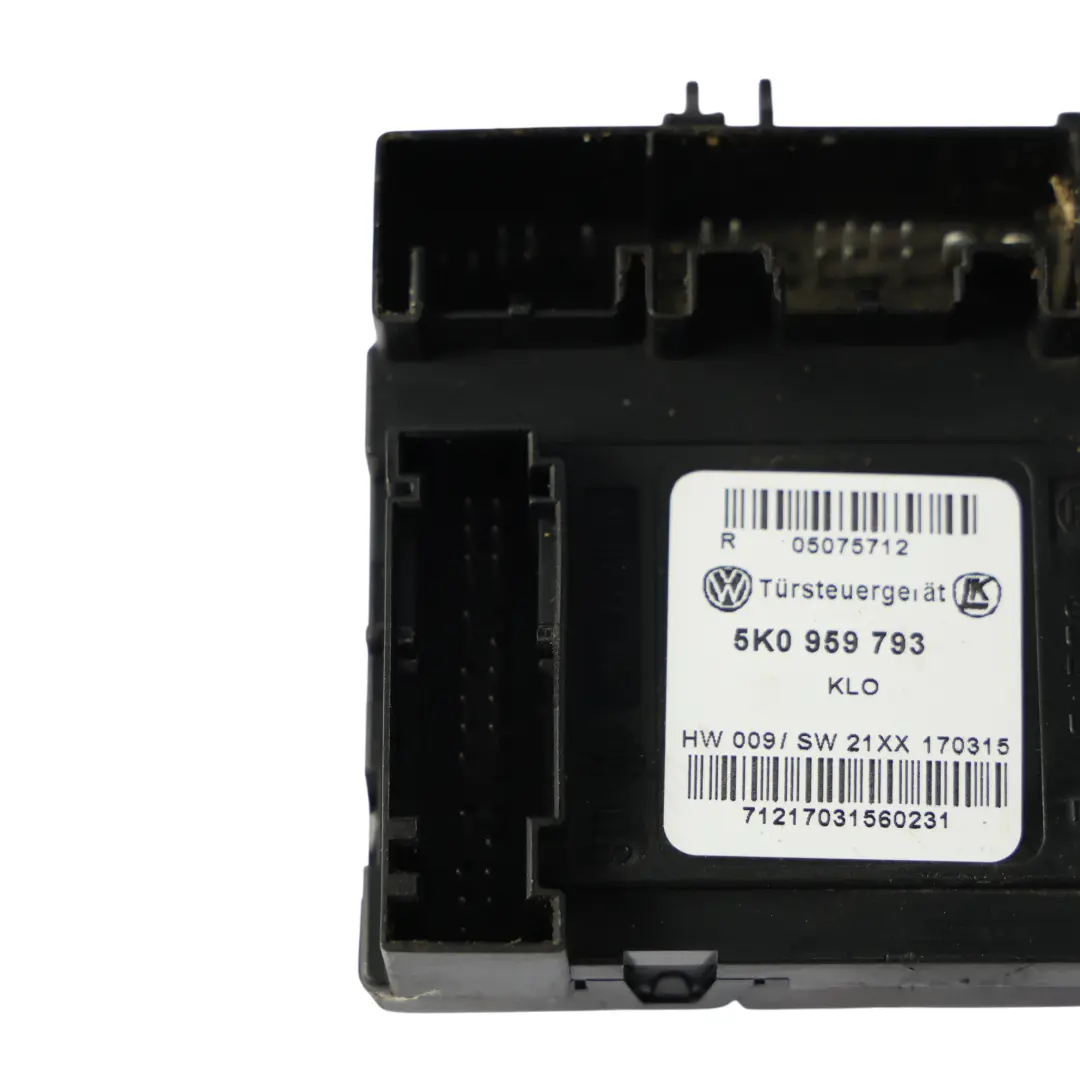 2K Modulo Motore Regolatore Finestra ECU per VW Volkswagen Caddy con numero di parte 5K0959793 VW Volkswagen Caddy 2K Modulo Motore Regolatore Finestra ECU - SKU 5K0959793 - Numero di parte 5K0959793