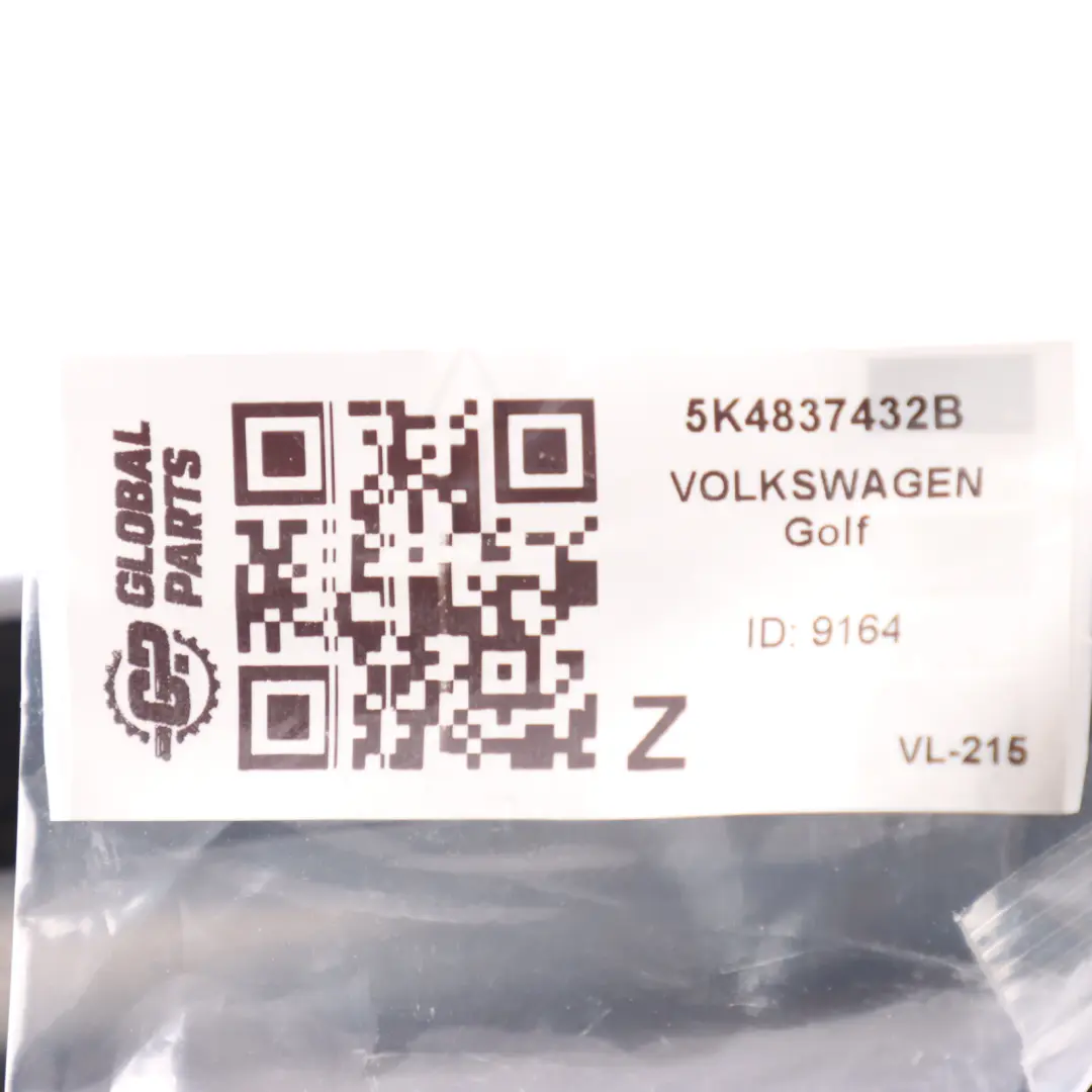 VW Golf Mk6 Front Door Window Guide Gasket Seal Strip Right O/S - SKU 5K4837432B - Part number 5K4837432B