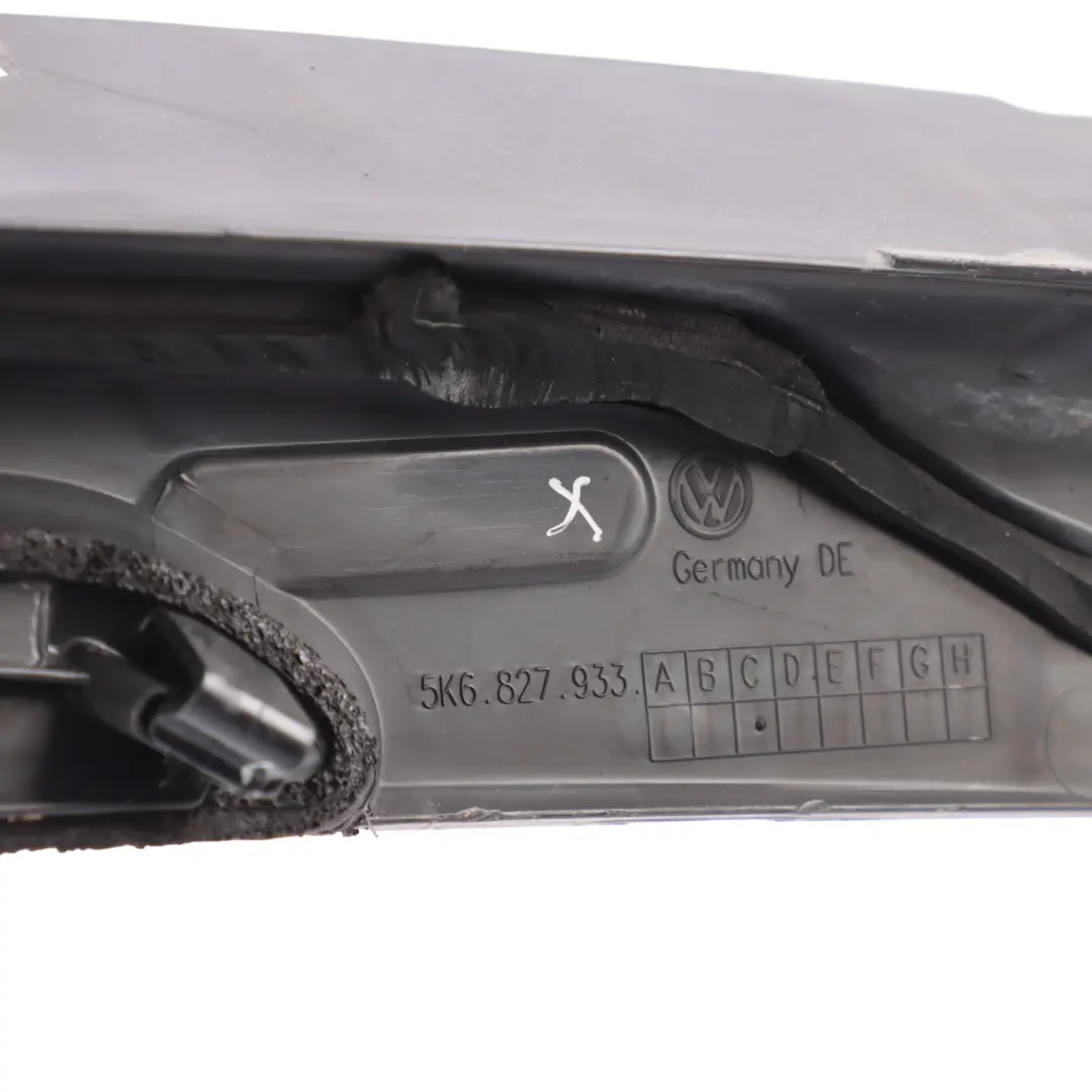 Volkswagen Golf Mk6 Rear Spoiler Mount Bracket Base Holder - SKU 5K6827933C - Part number 5K6827933C