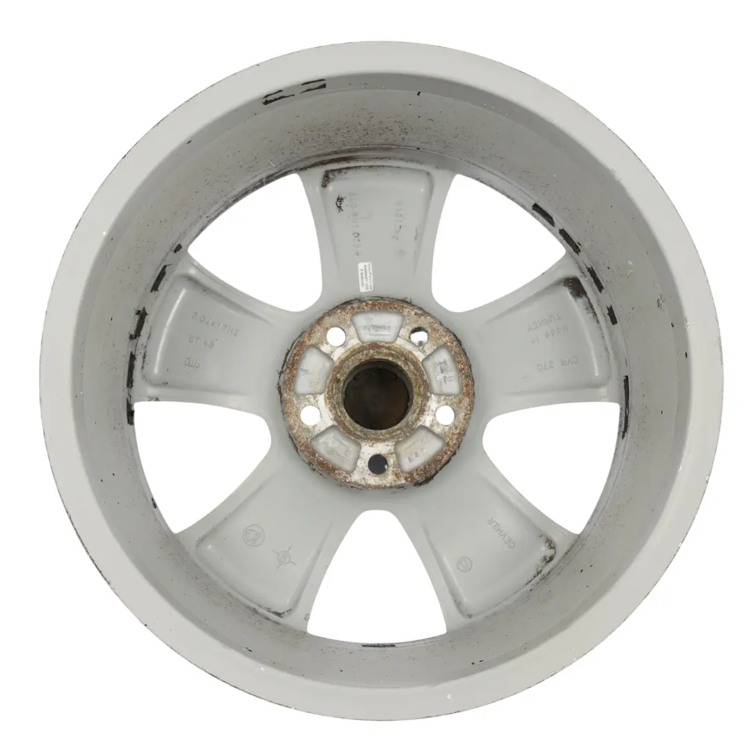 Felga Aluminiowa Srebrna 17" 7J ET:45 do Skoda Yeti 5L o numerze 5L0601025B Skoda Yeti 5L Felga Aluminiowa Srebrna 17" 7J ET:45 - SKU 5L0601025B-1 - Numer Części 5L0601025B