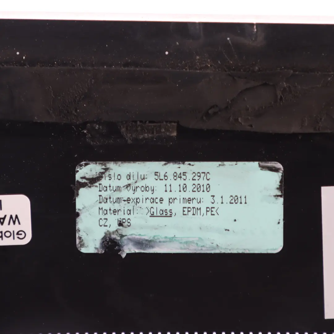 Skoda Yeti 5L Side Window D Clear Glass Rear Left N/S - SKU 5L6845297C - Part number 5L6845297C