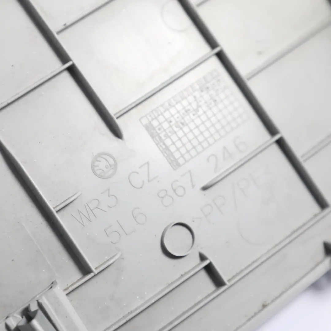 Skoda Yeti 5L D-Pillar Column Trim Cover Panel Right O/S Grey Pearl - SKU 5L6867246 - Part number 5L6867246