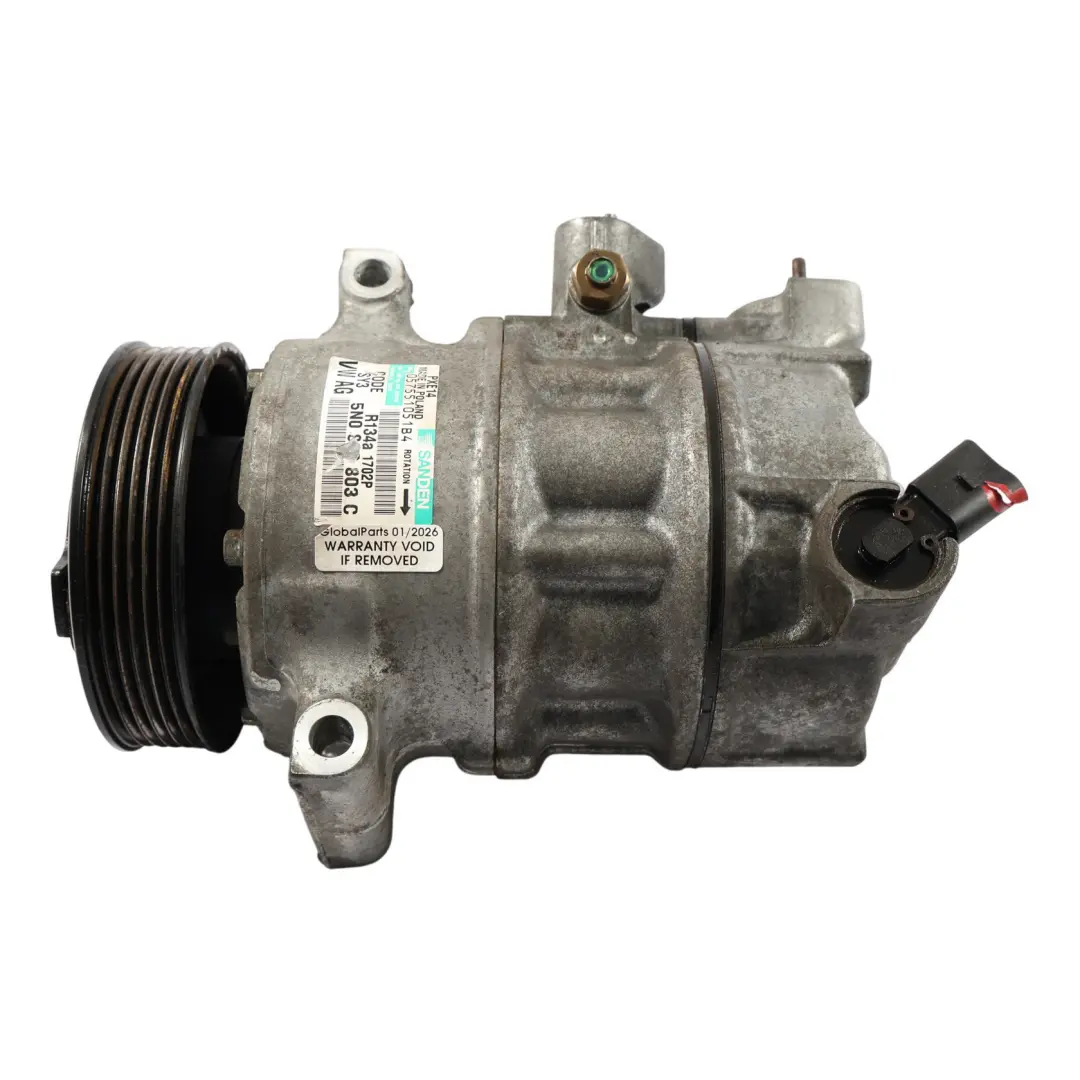 VW Volkswagen Tiguan 5N Audi A3 8P Compresseur Climatisation Pompe - SKU 5N0820803C-2 - Numéro de pièce 5N0820803C