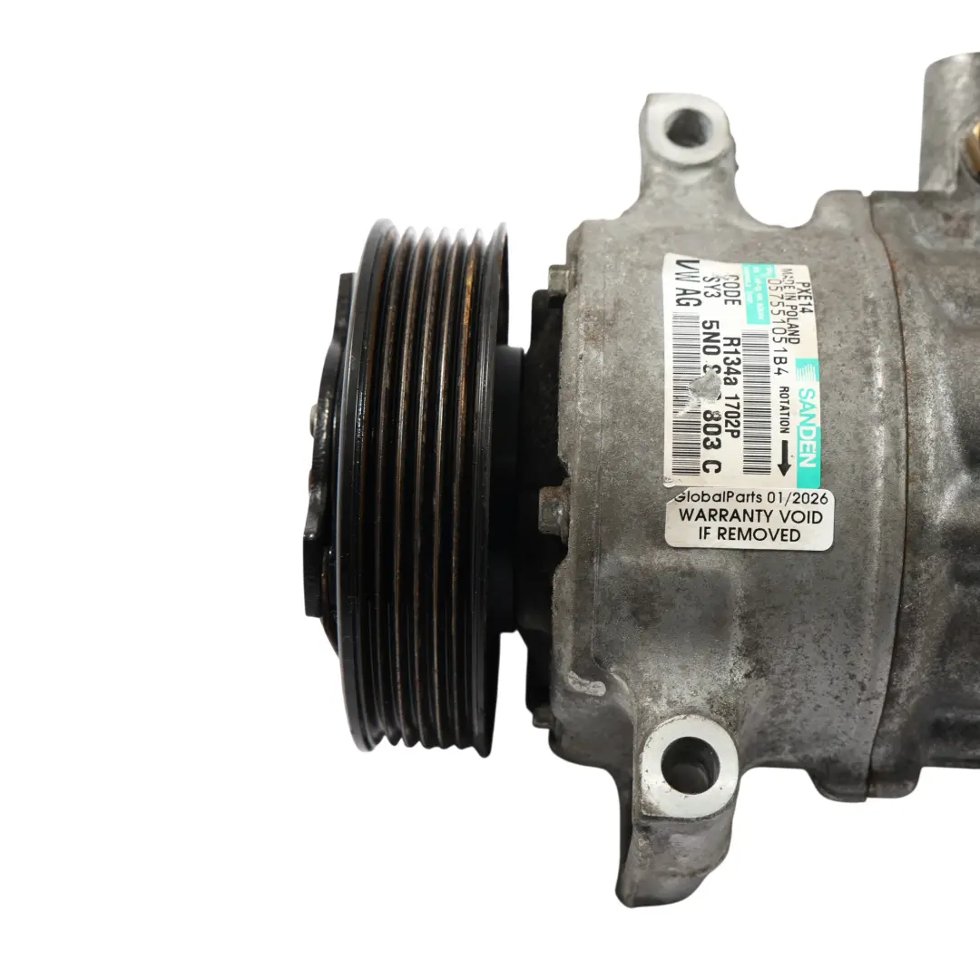 VW Volkswagen Tiguan 5N Audi A3 8P Sprężarka Klimatyzacji - SKU 5N0820803C-2 - Numer Części 5N0820803C