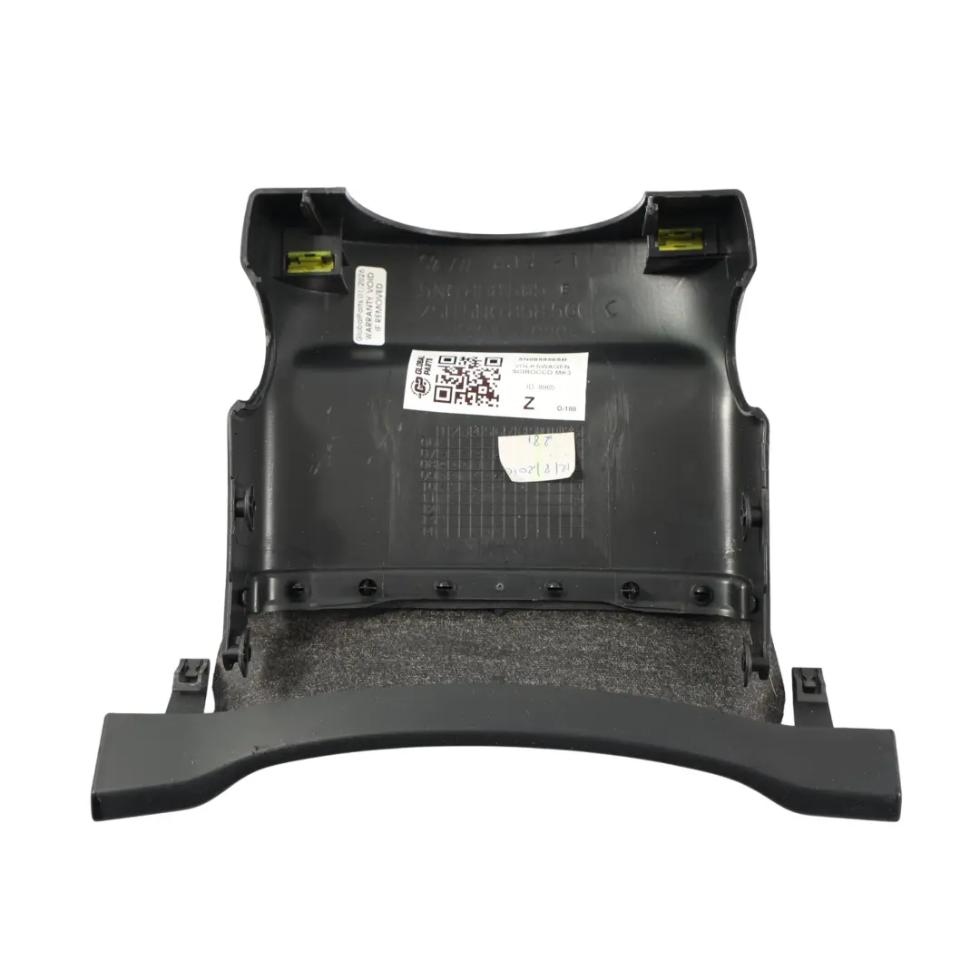 Mk3 Steering Column Cowl Trim Panel Black to Volkswagen Scirocco with Part number 5N0858565B Volkswagen Scirocco Mk3 Steering Column Cowl Trim Panel Black - SKU 5N0858565B - Part number 5N0858565B
