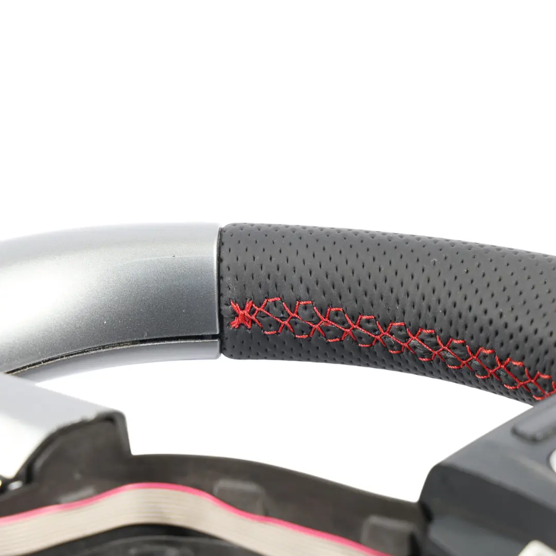 1P FR Volant NEUF En Cuir Noir À Fond Plat Et Surpiqûres Rouges pour Seat Leon II à propos du numéro de pièce 5P0419091BB Seat Leon II 1P FR Volant NEUF En Cuir Noir À Fond Plat Et Surpiqûres Rouges - SKU 5P0419091BB-1 - Numéro de pièce 5P0419091BB