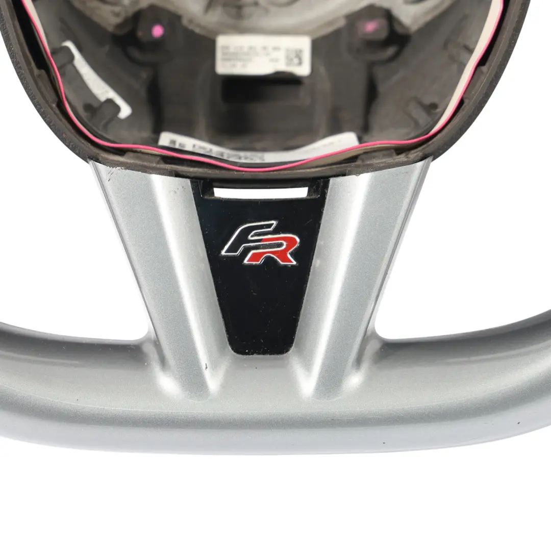 1P FR Volant NEUF En Cuir Noir À Fond Plat Et Surpiqûres Rouges pour Seat Leon II à propos du numéro de pièce 5P0419091BB Seat Leon II 1P FR Volant NEUF En Cuir Noir À Fond Plat Et Surpiqûres Rouges - SKU 5P0419091BB-1 - Numéro de pièce 5P0419091BB