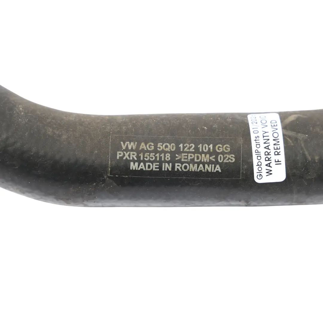 Mk3 Seat Ateca 1.6 2.0 TDI Tubo Acqua Refrigerante per Skoda Octavia con numero di parte 5Q0122101GG Skoda Octavia Mk3 Seat Ateca 1.6 2.0 TDI Tubo Acqua Refrigerante - SKU 5Q0122101GG - Numero di parte 5Q0122101GG