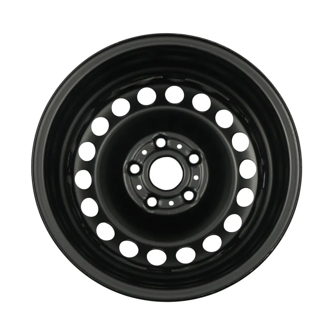VW Golf Mk8 Black Steel Wheel Rim 15" 6J ET:47 - SKU 5Q0601027BN - Part number 5Q0601027BN