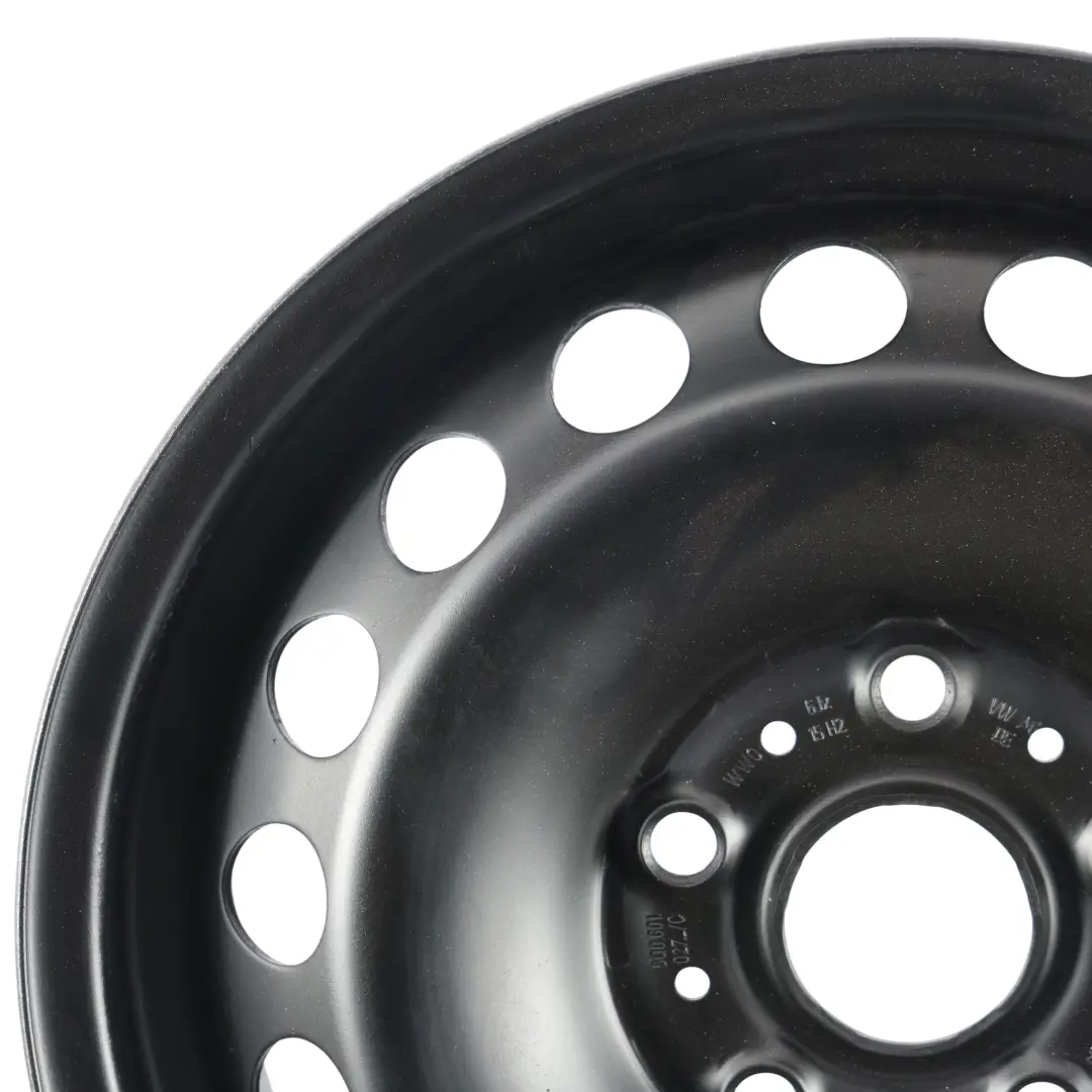 Volkswagen Golf Mk7 Black Steel Wheel Rim 15" 6J ET:43 - SKU 5Q0601027C - Part number 5Q0601027C