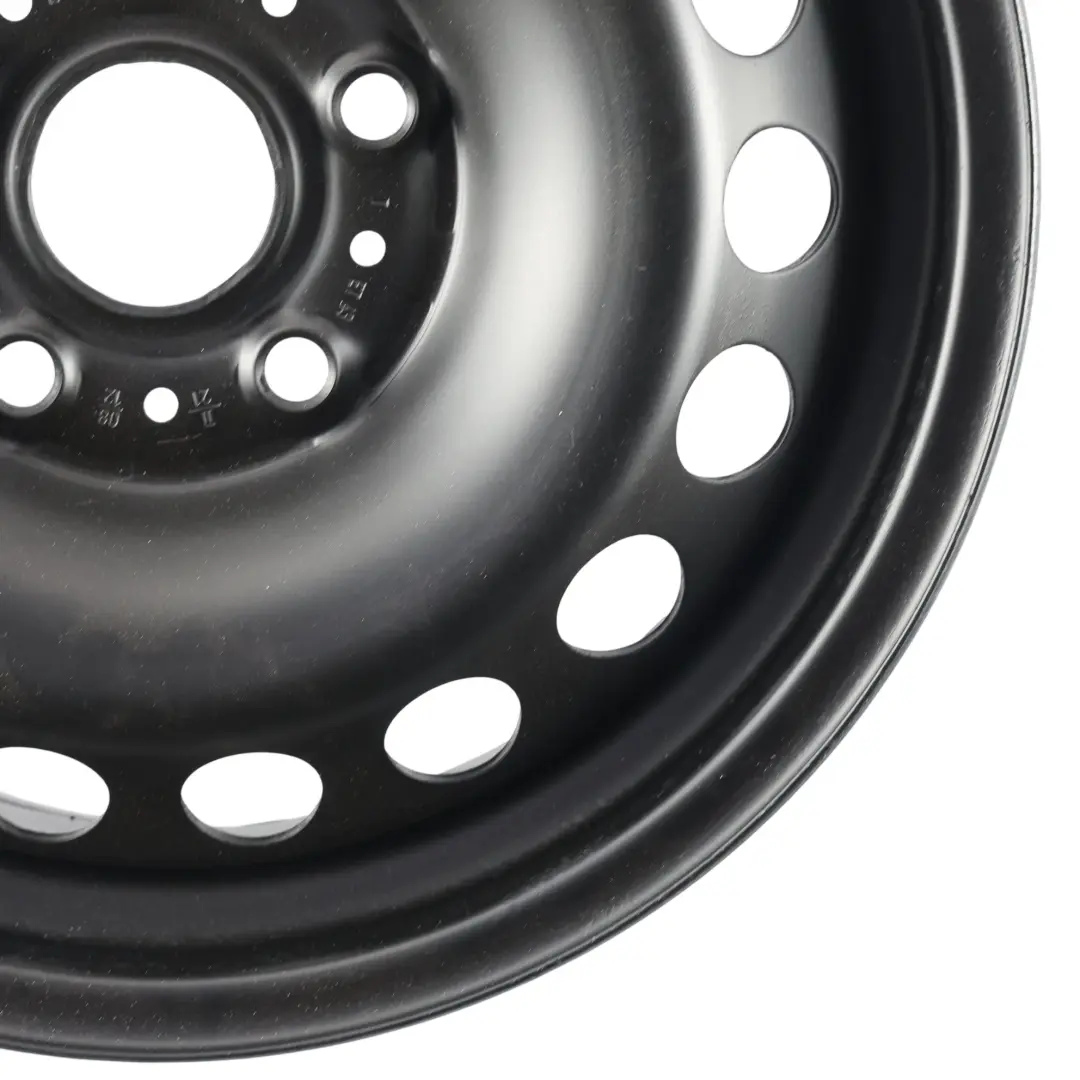 Volkswagen Golf Mk7 Schwarz Stahlfelge 15" 6J ET:43 - SKU 5Q0601027C - Teilenummer 5Q0601027C