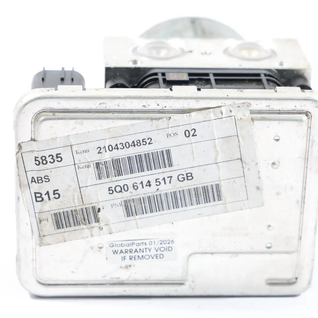 Mk2 ABS Unidad Control Bomba Módulo para Volkswagen T-Roc R A11 Tiguan con número de pieza 5Q0614517GB Volkswagen T-Roc R A11 Tiguan Mk2 ABS Unidad Control Bomba Módulo - SKU 5Q0614517GB - Número de pieza 5Q0614517GB