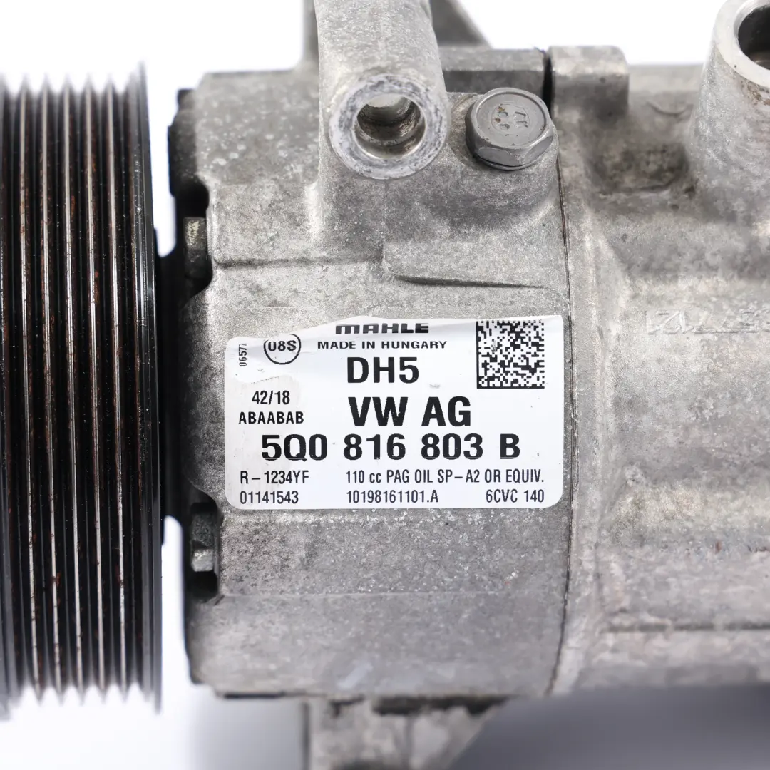 Condizionata A/C Compressore per Audi A3 8V Volkswagen Golf Mk7 VII Aria con numero di parte 5Q0816803B Audi A3 8V Volkswagen Golf Mk7 VII Aria Condizionata A/C Compressore - SKU 5Q0816803B-1 - Numero di parte 5Q0816803B