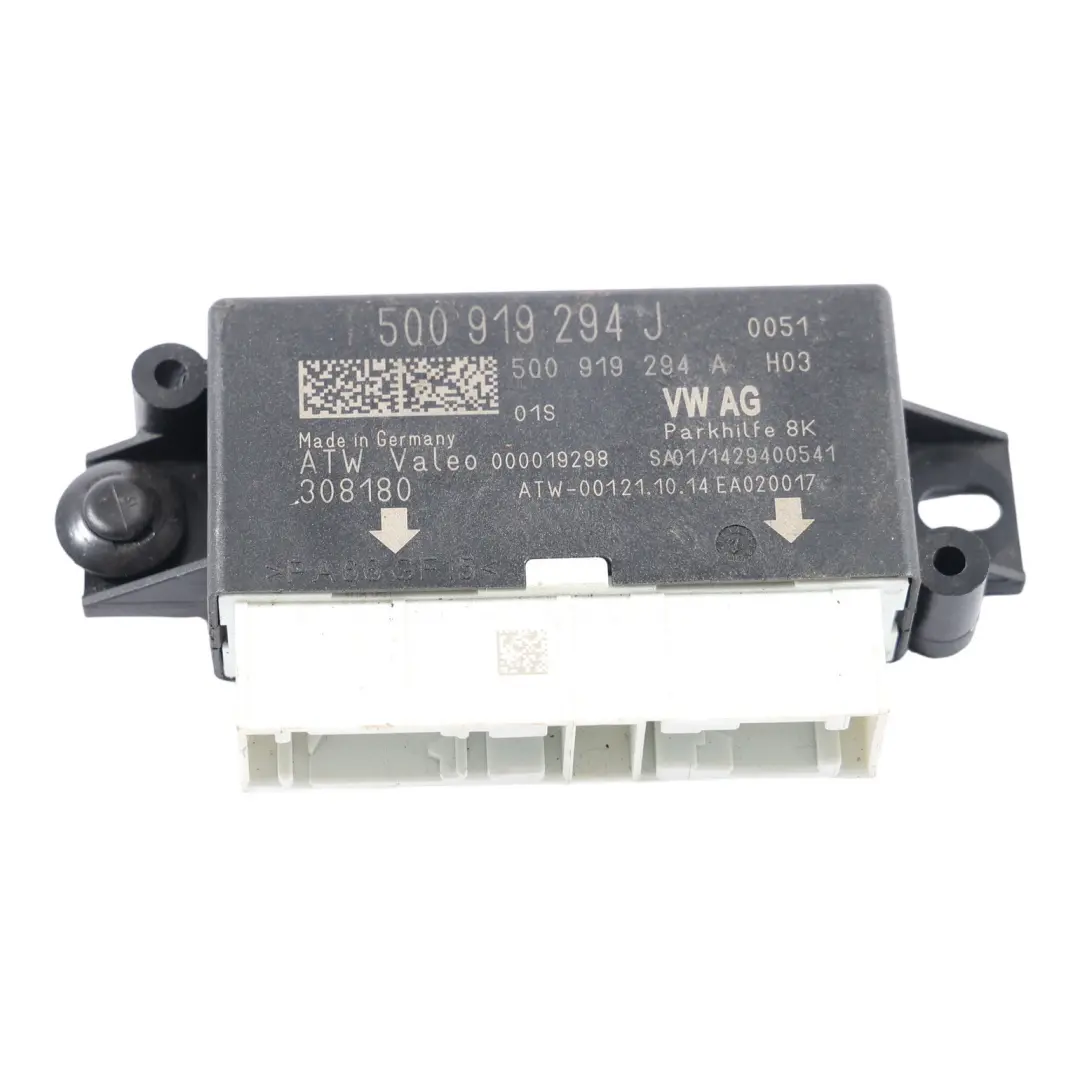 Audi A3 8V Module Capteur Contrôle Distance Stationnement PDC ECU - SKU 5Q0919294J - Numéro de pièce 5Q0919294J