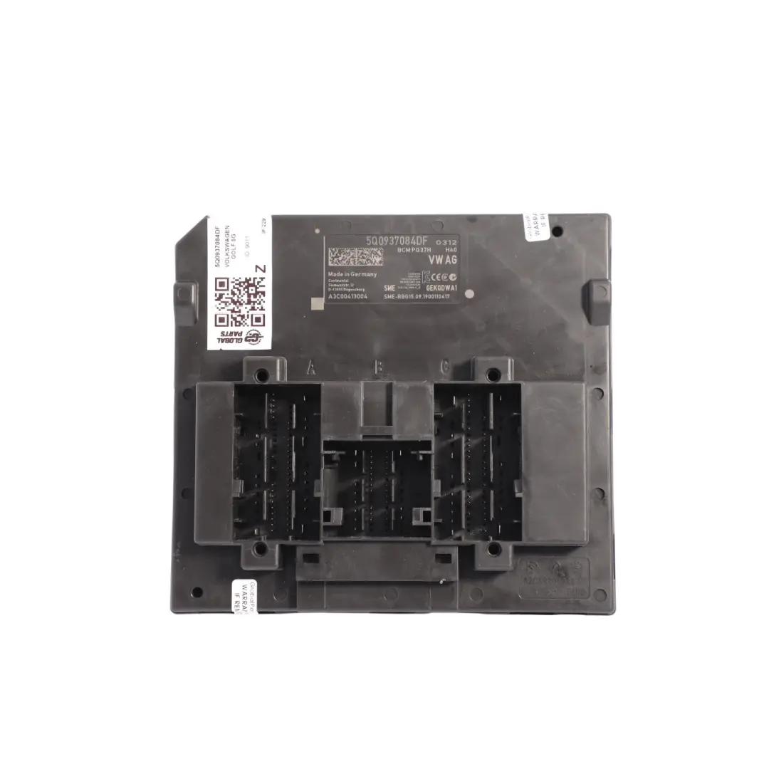 5G Body Control Module Onboard Unit to Volkswagen Golf with Part number 5Q0937084DF Volkswagen Golf 5G Body Control Module Onboard Unit - SKU 5Q0937084DF - Part number 5Q0937084DF