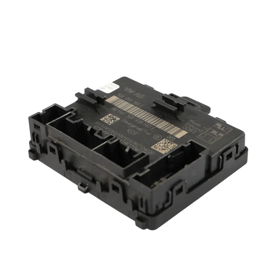 Volkswagen Golf Mk7 Front Door Module ECU Control Unit Driver's Side - SKU 5Q0959593F-1 - Part number 5Q0959593F
