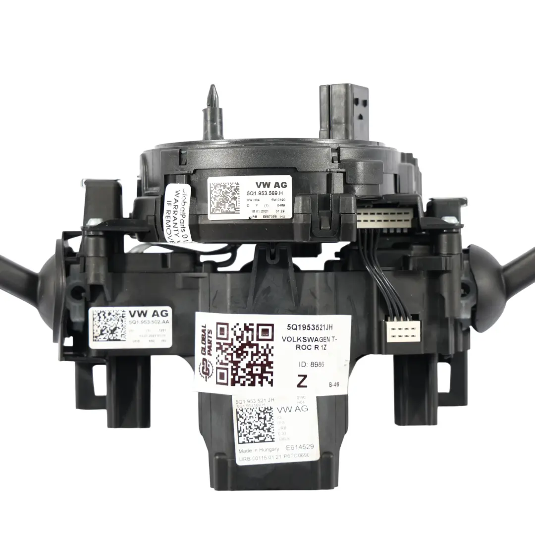 VW T-Roc A11 R Interruttore Accensione Tergicristallo Colonna Sterzo - SKU 5Q1953521JH - Numero di parte 5Q1953521JH