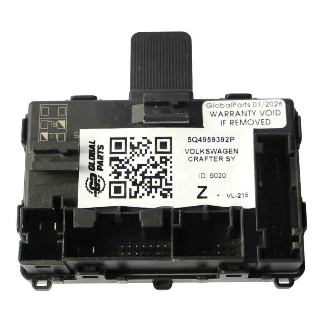 Volkswagen Crafter SY Mk2 Türmodulsteuerung Beifahrerseite - SKU 5Q4959392P - Teilenummer 5Q4959392P