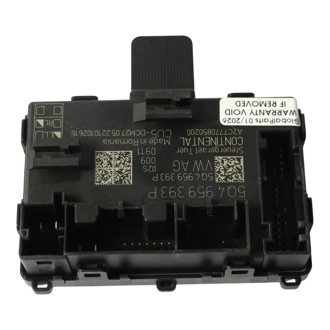 Mk2 Module Commande Porte Côté Conducteur pour Volkswagen Crafter SY à propos du numéro de pièce 5Q4959393P Volkswagen Crafter SY Mk2 Module Commande Porte Côté Conducteur - SKU 5Q4959393P - Numéro de pièce 5Q4959393P