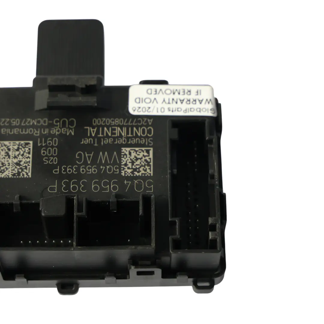 Volkswagen Crafter SY Mk2 Modulo Porta Unità Controllo Lato Guida - SKU 5Q4959393P - Numero di parte 5Q4959393P